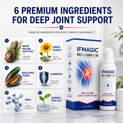 IFMAGIC® Microneedle Joint Relief Roll-On | Micro-Tip Delivery for Knees, Hands, Back & Shoulders